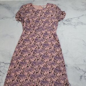 Madewell Oasis Palms Silk Maxi Dress